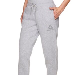 Reebok Womens' Cozy Fleece Jogger Sweatpants with Pockets